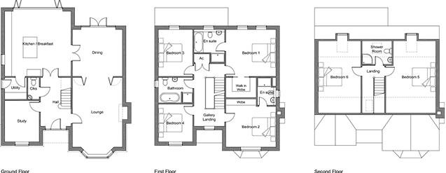 Addington Court floor plans